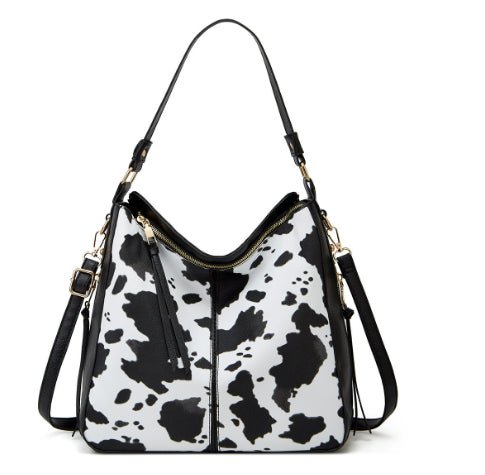 Zipper Bucket Bags With Adjustable Shoulder-strap Handbags Temperament High Capacity Messenger Shoulder Bag For Women | Orazek UK Ltd