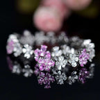Zircon Cherry Blossom Fashion Banquet Bracelet | Orazek UK Ltd