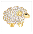 Zodiac Sheep Brooch Brooch Rhinestone Brooch | Orazek UK Ltd