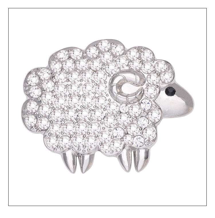 Zodiac Sheep Brooch Brooch Rhinestone Brooch | Orazek UK Ltd