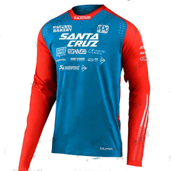 Santa Cruz Downhill Mountain Jersey Off Road Enduro Jersey - Image 3