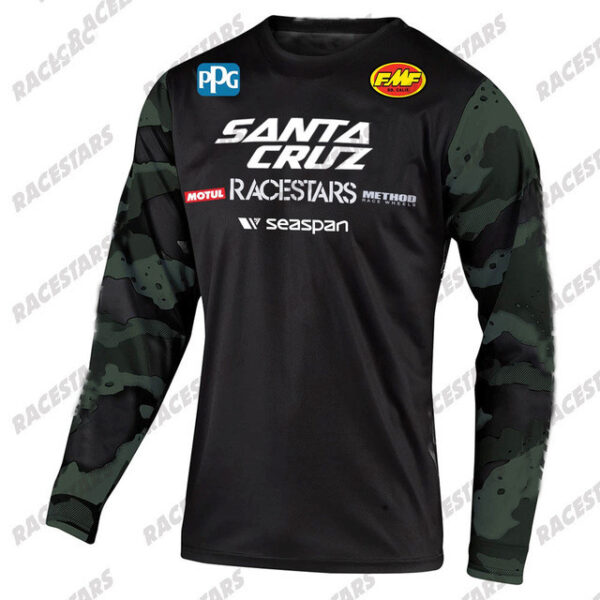 Santa Cruz Downhill Mountain Jersey Off Road Enduro Jersey - Image 5