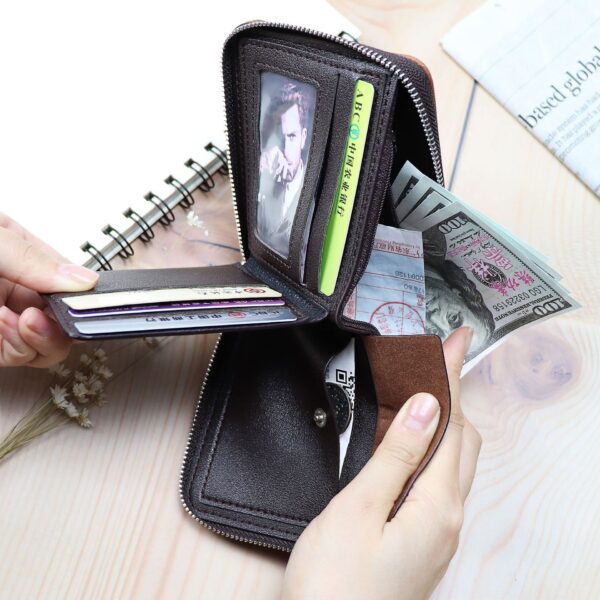 Men's Card Wallet Short Classic Fashion Casual Wallet - Image 4